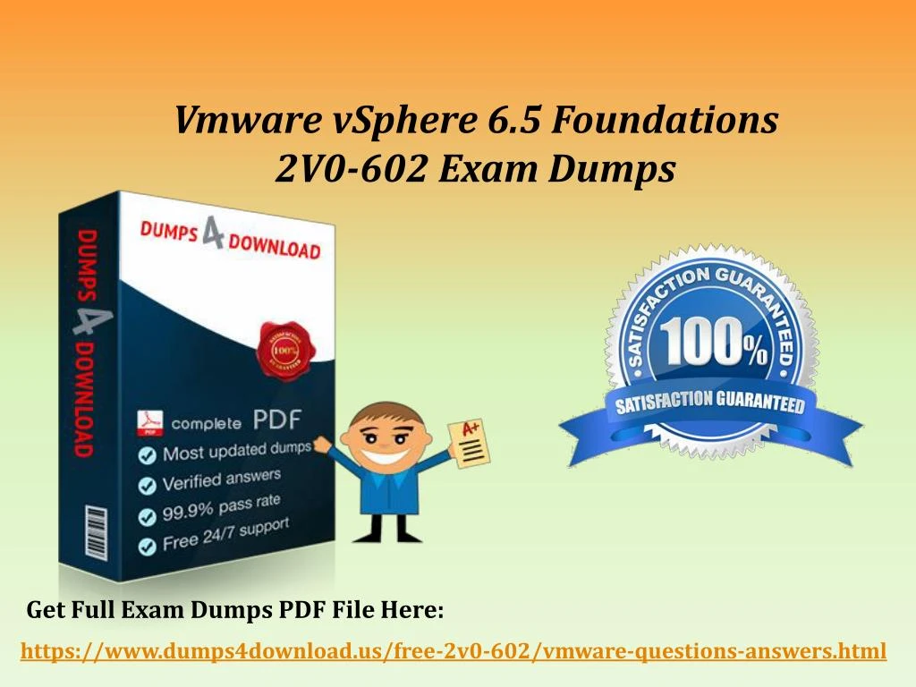 vmware vsphere 6 5 foundations 2v0 602 exam dumps