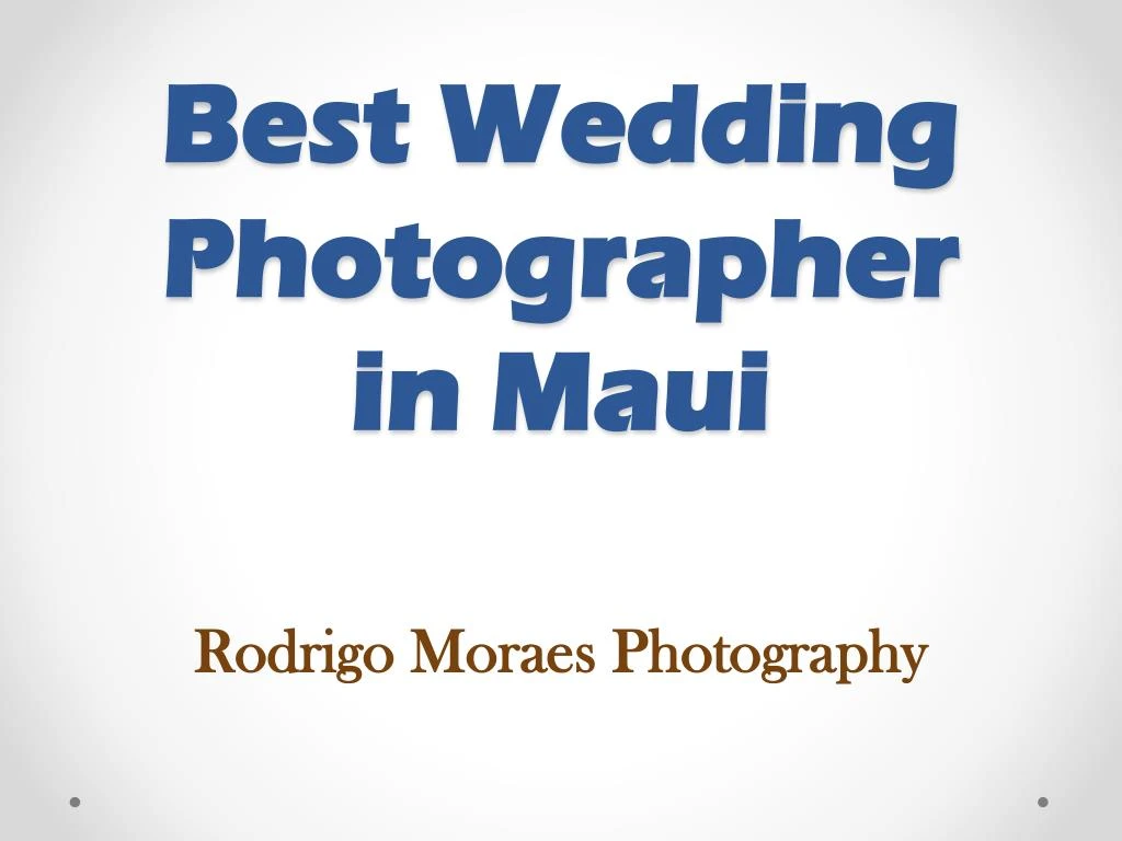 best wedding photographer in maui