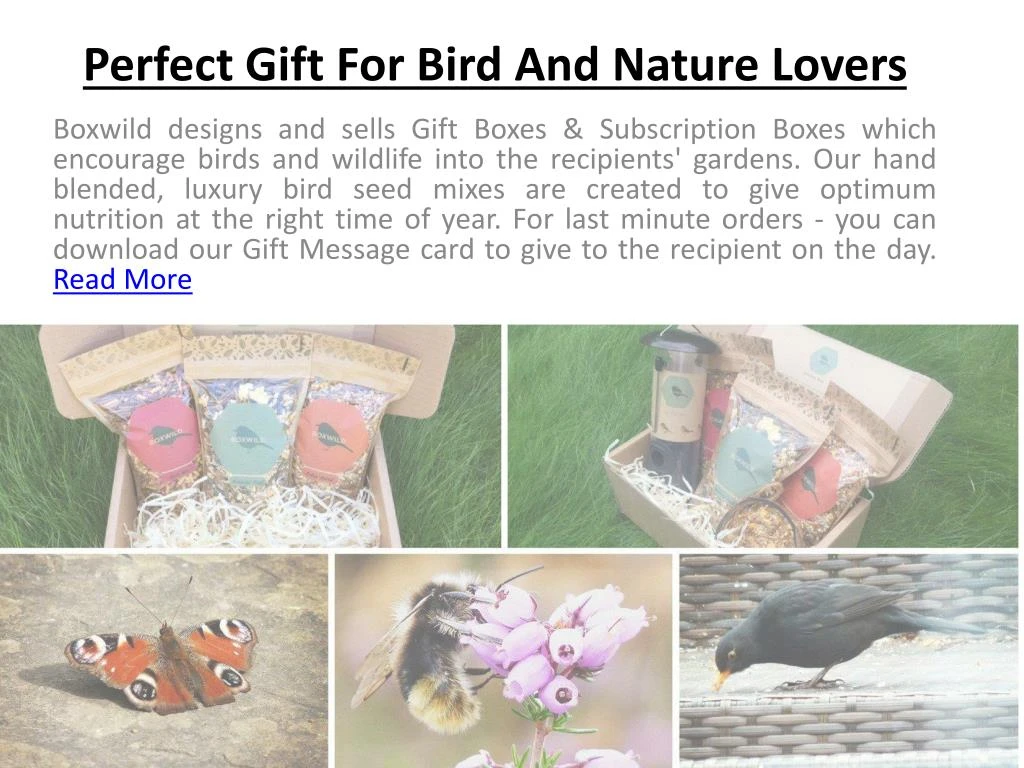 perfect gift for bird and nature lovers