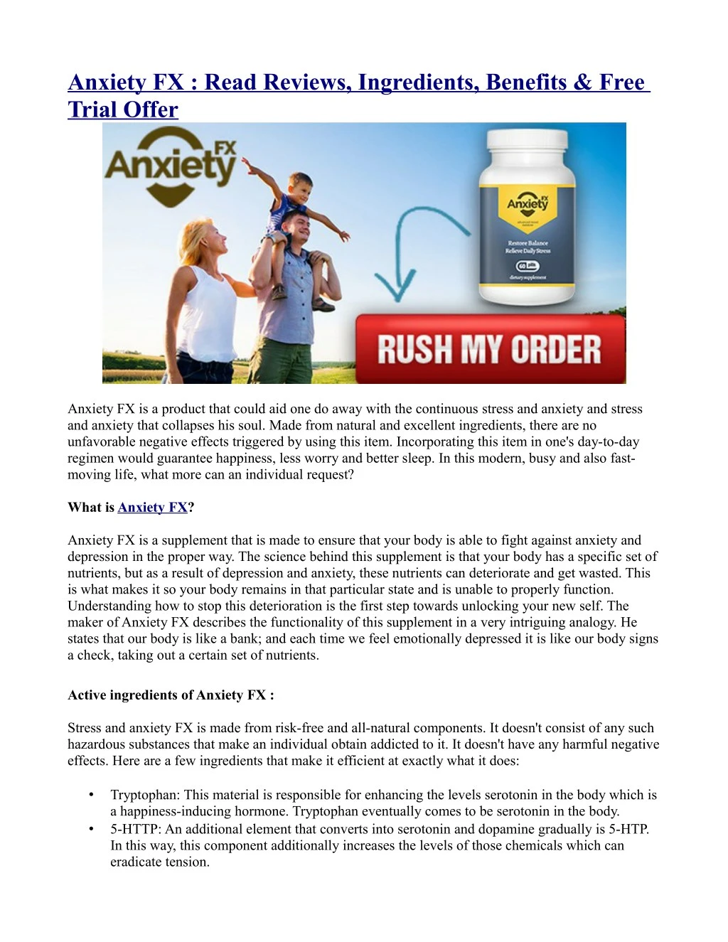 anxiety fx read reviews ingredients benefits free
