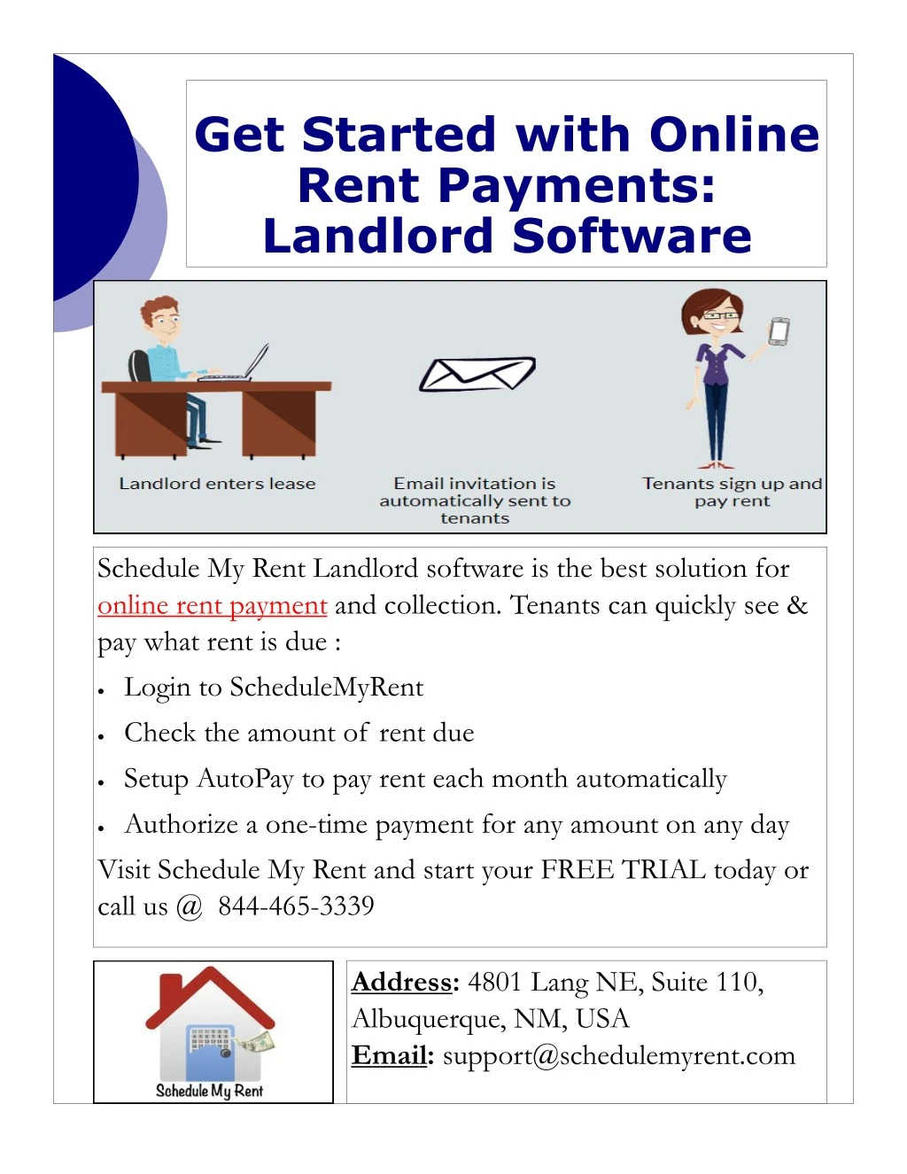 get started with online rent payments landlord