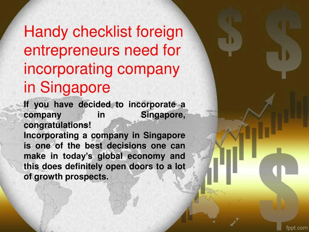 handy checklist foreign entrepreneurs need for incorporating company in singapore