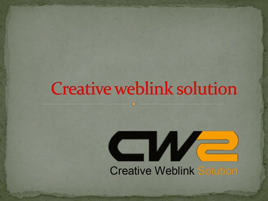 creative weblink solution
