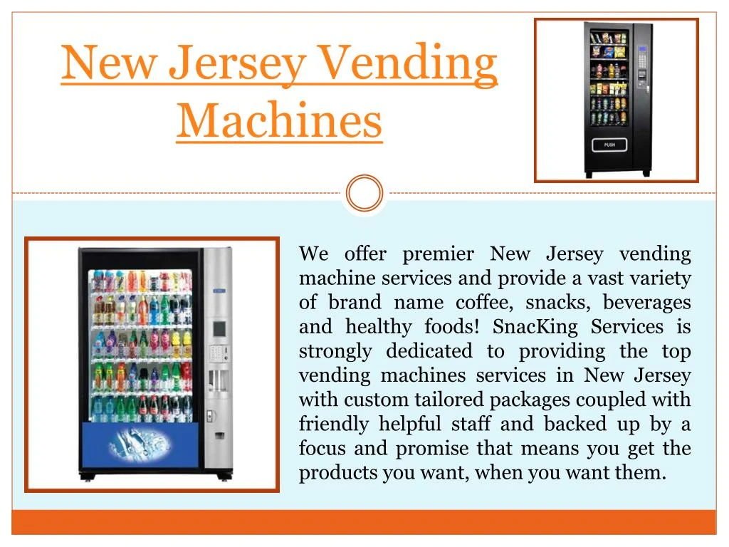 new jersey vending machines