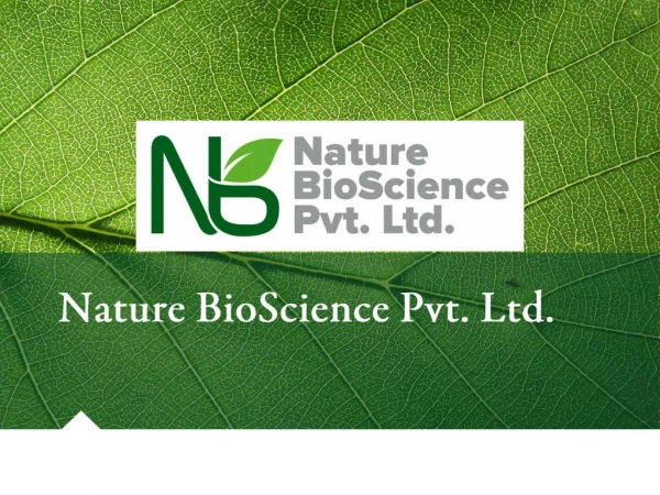 NatureBioScience - A leading Enzyme Manufacturer