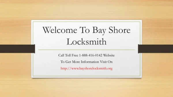 Bay Shore, New York Locksmith &ndash