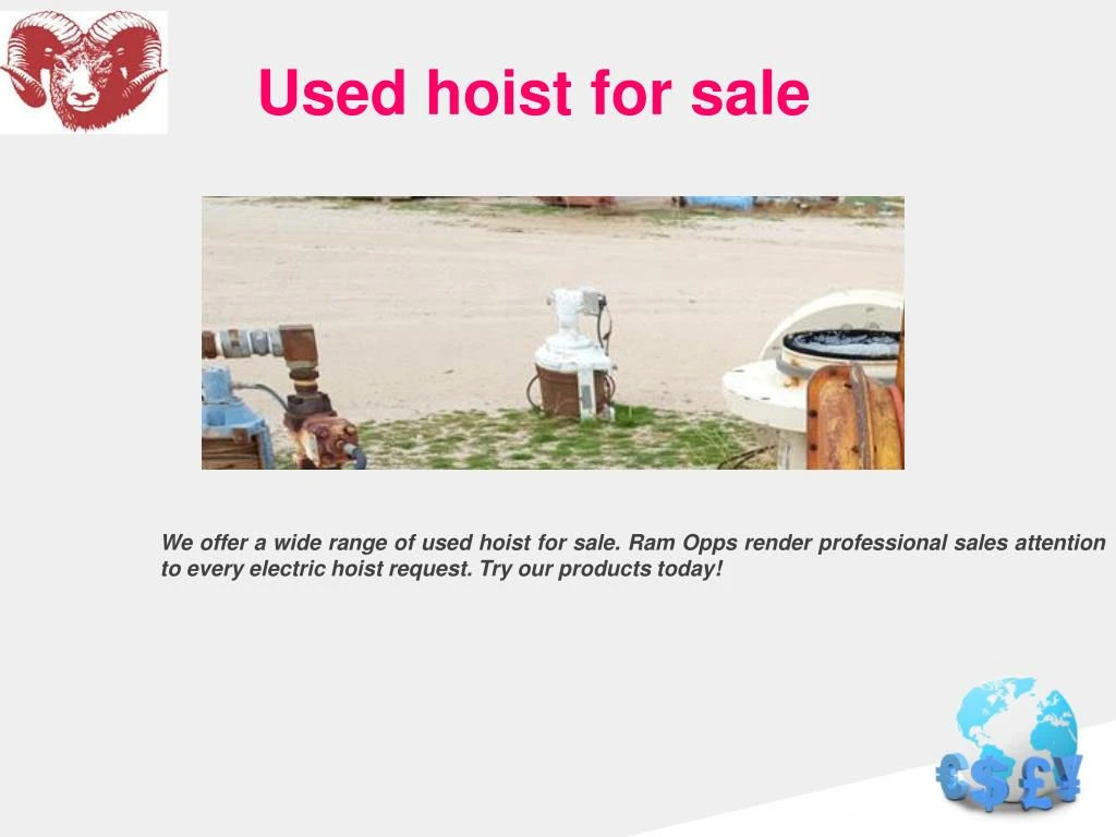 used hoist for sale