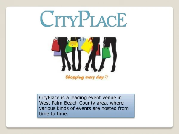 Best Malls in West Palm Beach - CityPlace