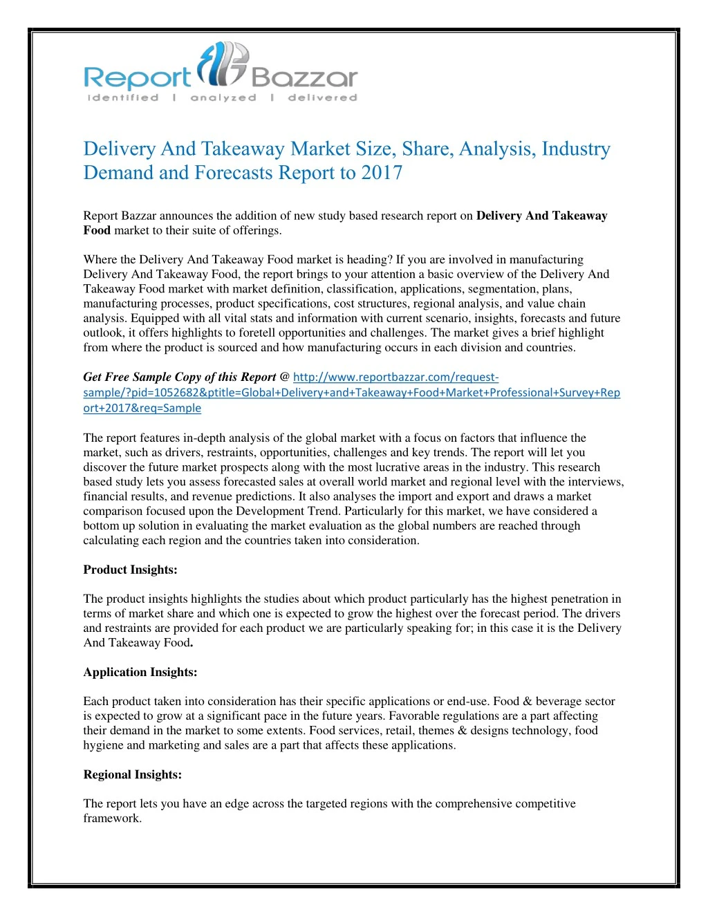 delivery and takeaway market size share analysis