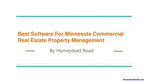 Best Software For Minnesota Commercial Real Estate Property Management