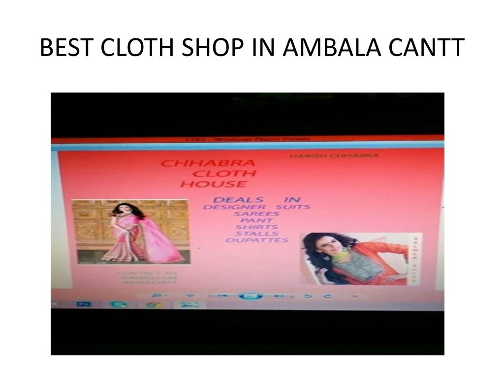 best cloth shop in ambala cantt