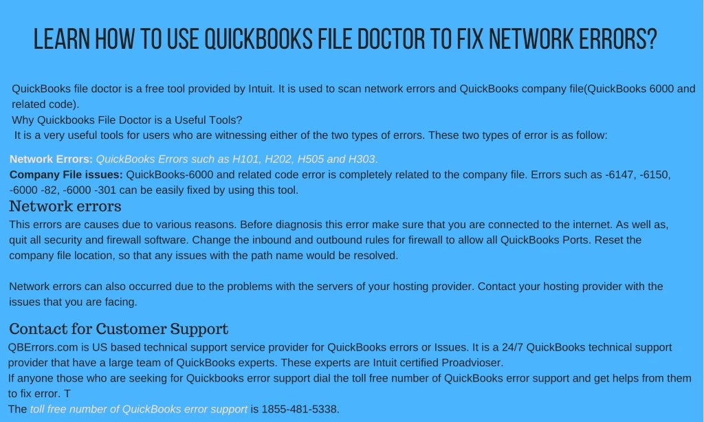 learn ho w to use quickbooks file doctor