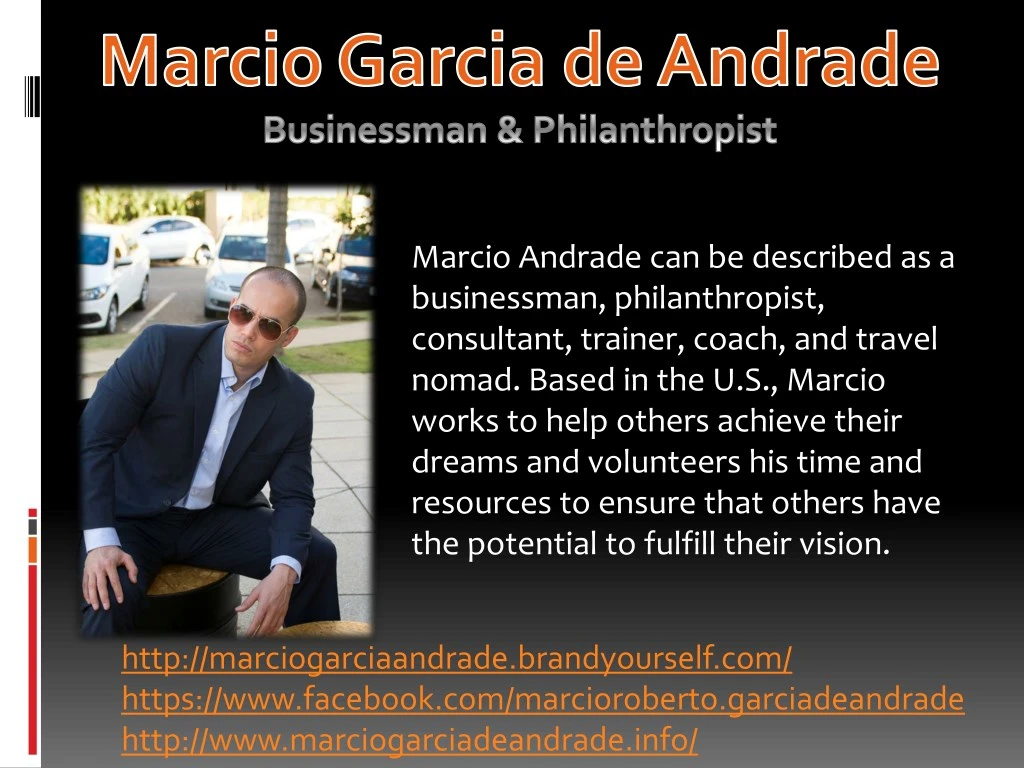 marcio andrade can be described as a businessman