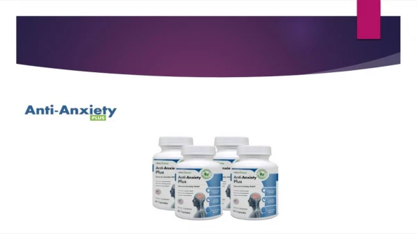 Anti Anxiety Plus Ingredients - Natural Anxiety Supplements