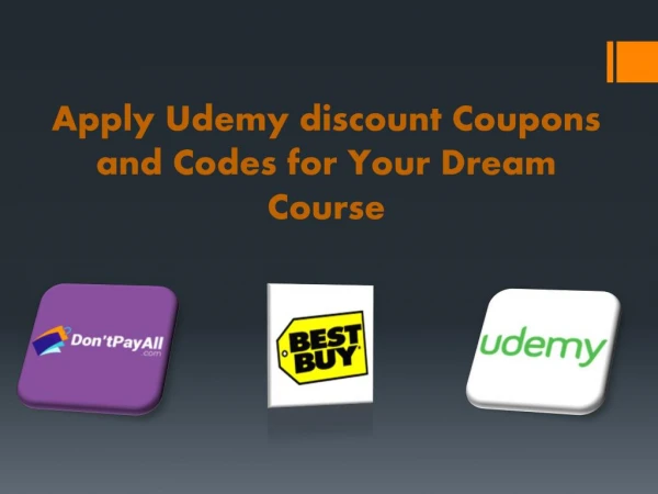 Apply Udemy discount Coupons and Codes for Your Dream Course
