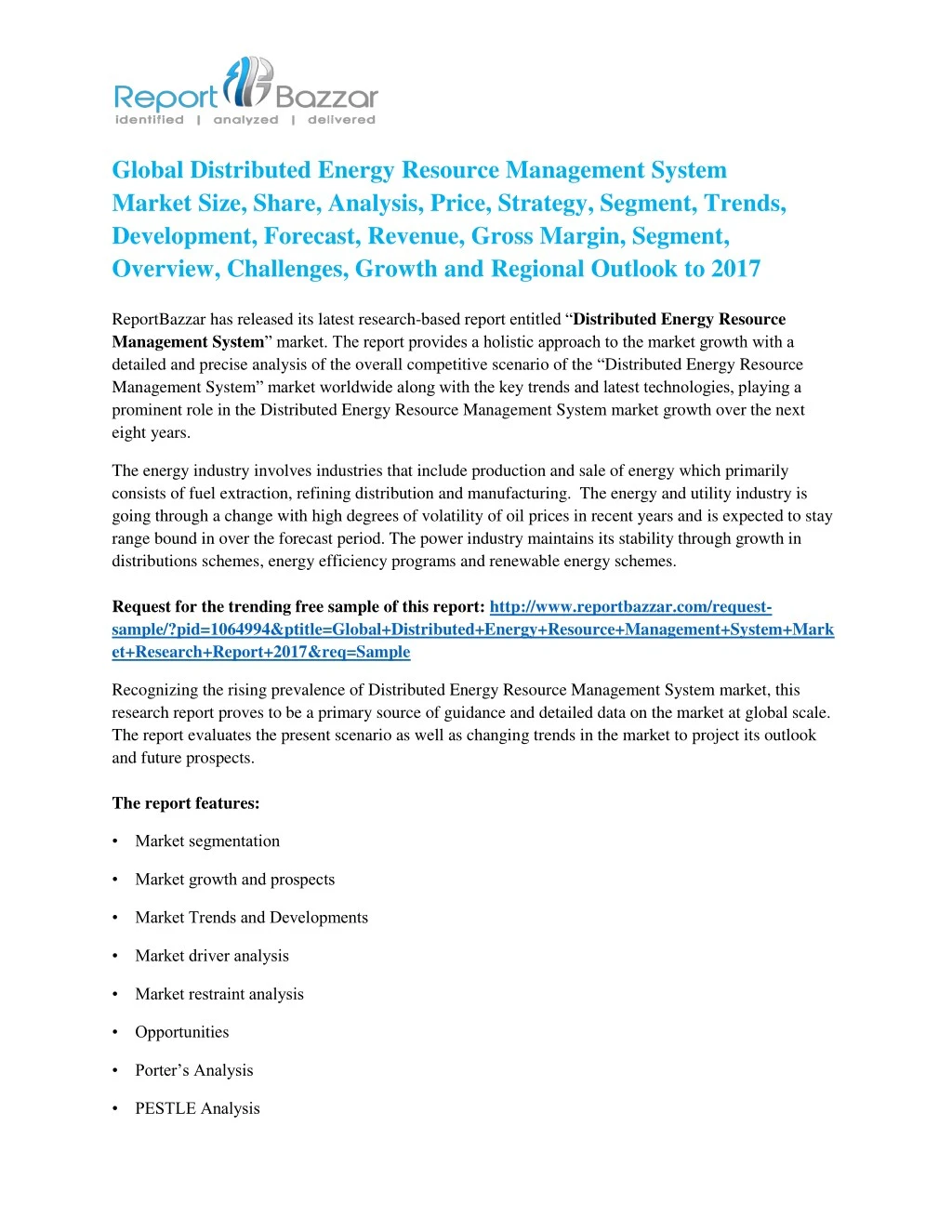 global distributed energy resource management