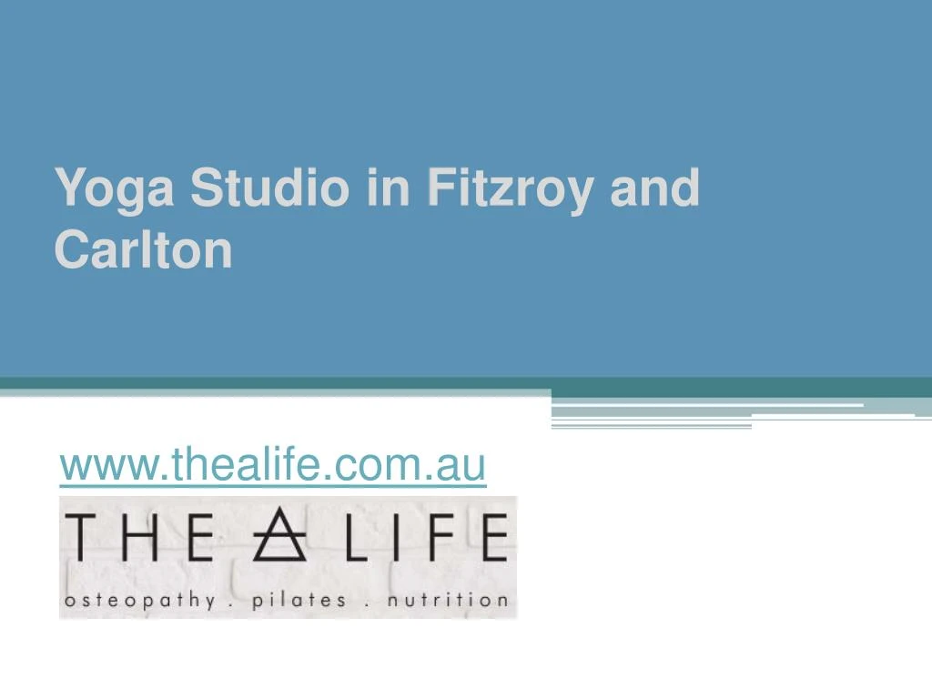 yoga studio in fitzroy and carlton