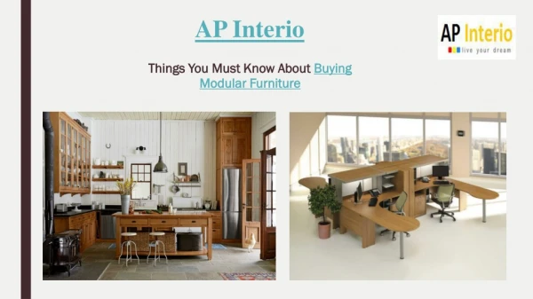 Best Modular Furniture Factory in Pune – AP Interio