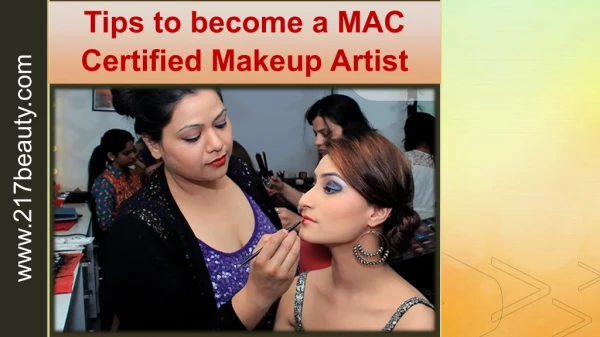 Tips to become a MAC Certified Makeup Artist