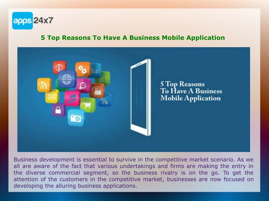 5 top reasons to have a business mobile
