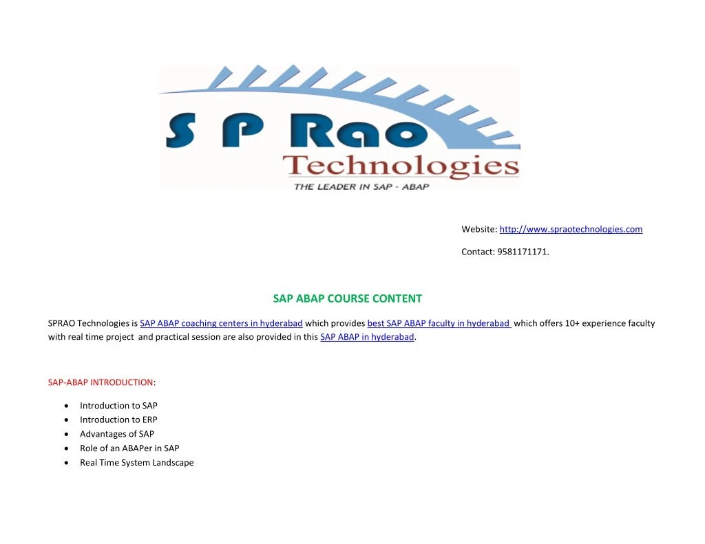 website http www spraotechnologies com