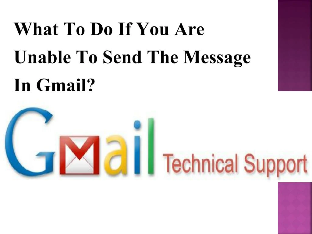 what to do if you are unable to send the message