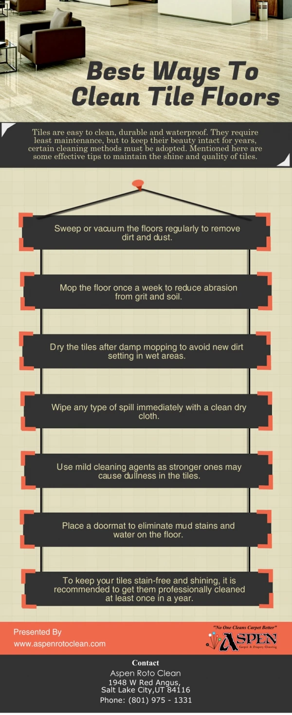 Best Ways To Clean Tile Floors