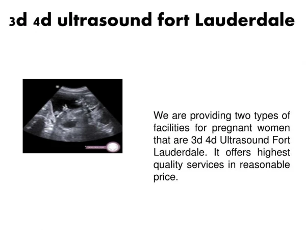 3d 4d ultrasound Broward