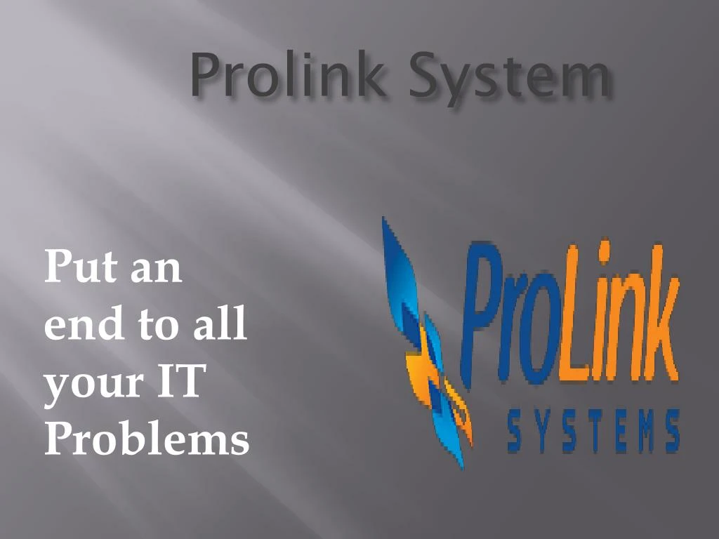 prolink system