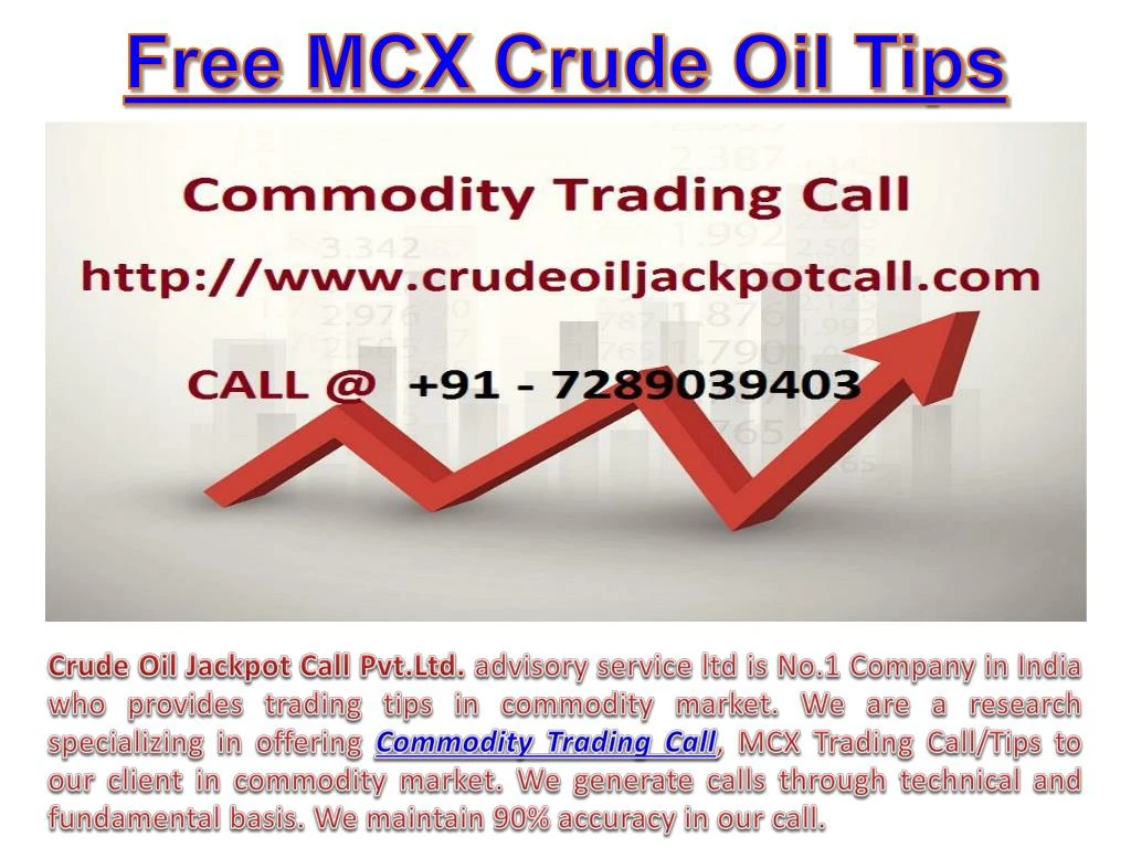free mcx crude oil tips
