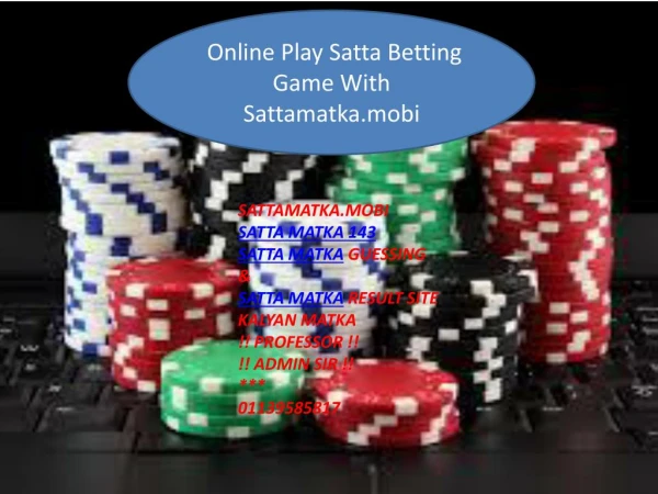 Live Online Game of Betting Sites | Sattamatka.mobi
