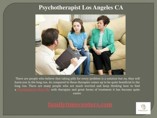Find the Best Psychologist Los Angeles CA