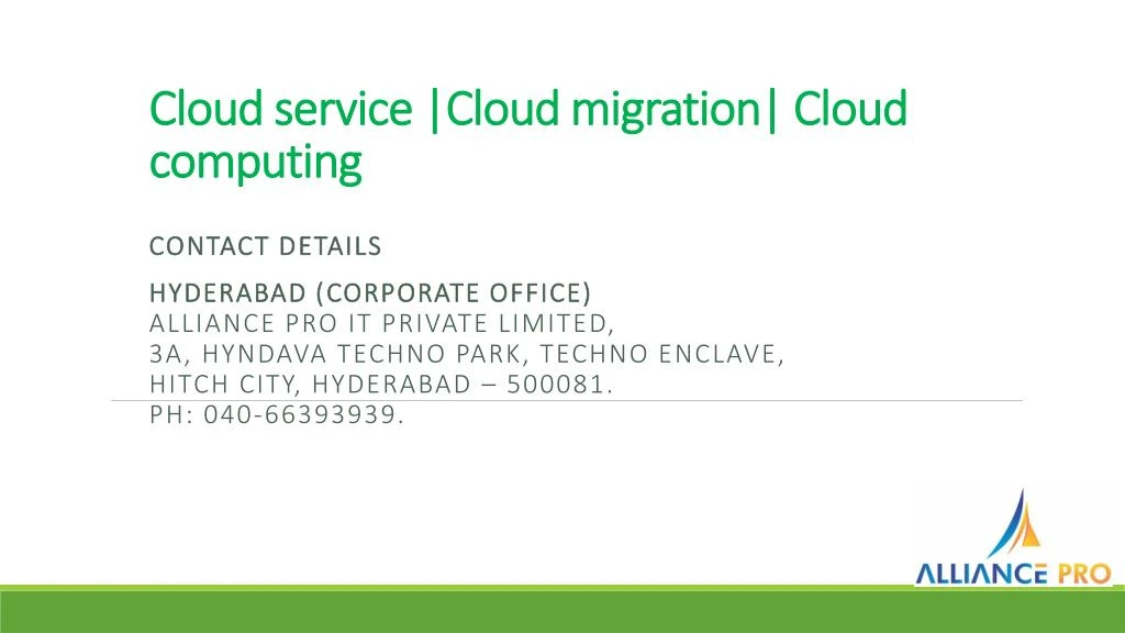 cloud service cloud migration cloud computing