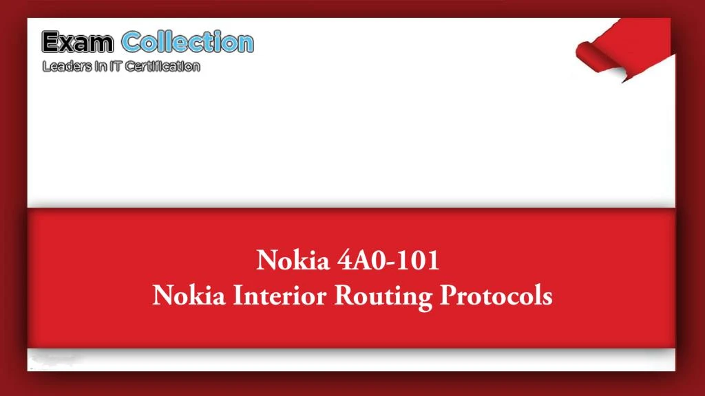 nokia 4a0 101 nokia interior routing protocols