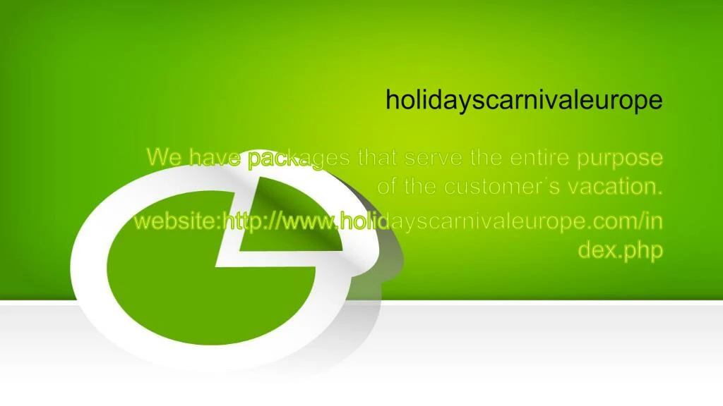 holidayscarnivaleurope