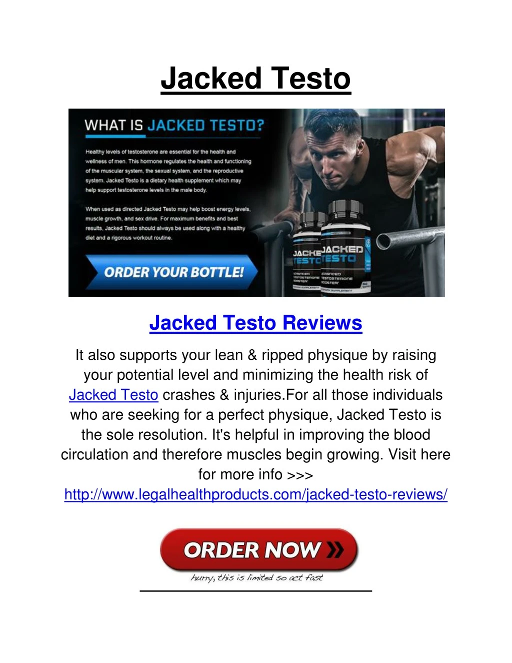 jacked testo