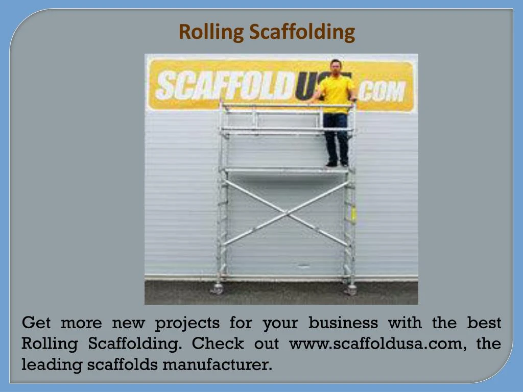 rolling scaffolding