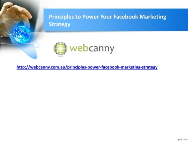Principles to Power Your Facebook Marketing Strategy