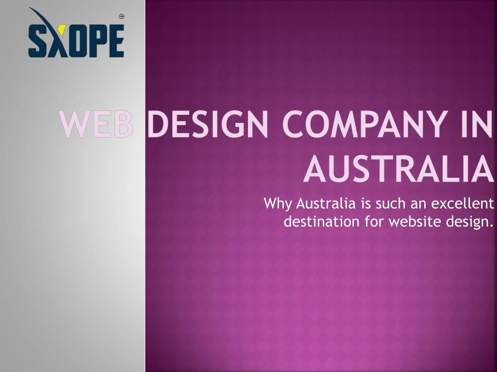 web design company in australia