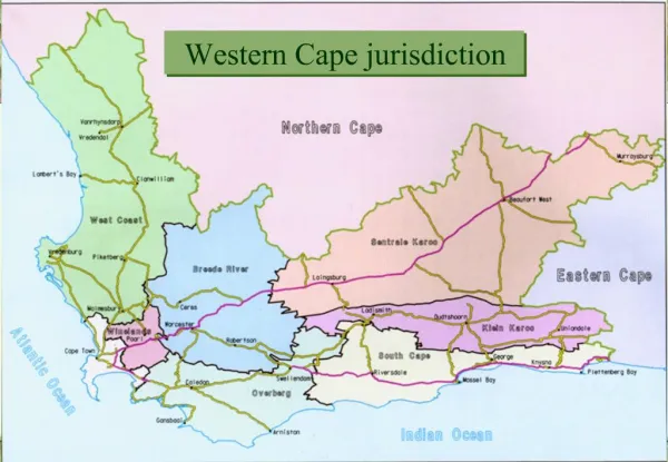 Western Cape jurisdiction