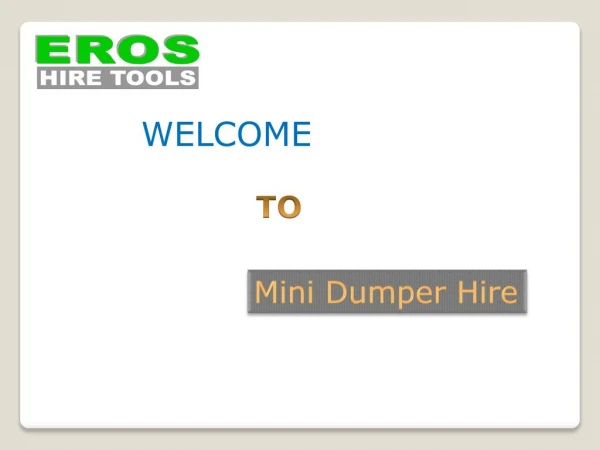 Mini Dumper