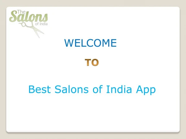 Best Salons of India App