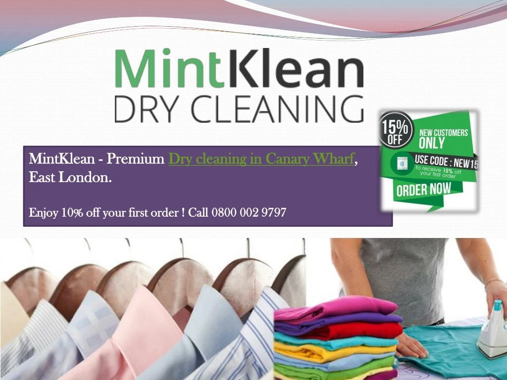 mintklean premium dry cleaning in canary wharf