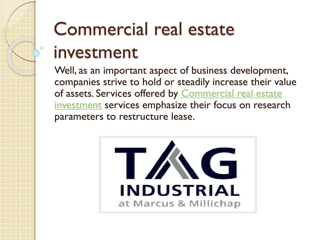 commercial real estate investment