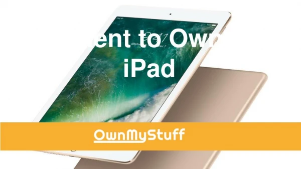OwnMyStuff - Rent to Own iPad
