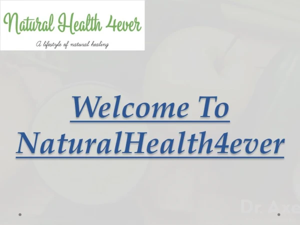Natural health4ever - Healthy Lifestyle