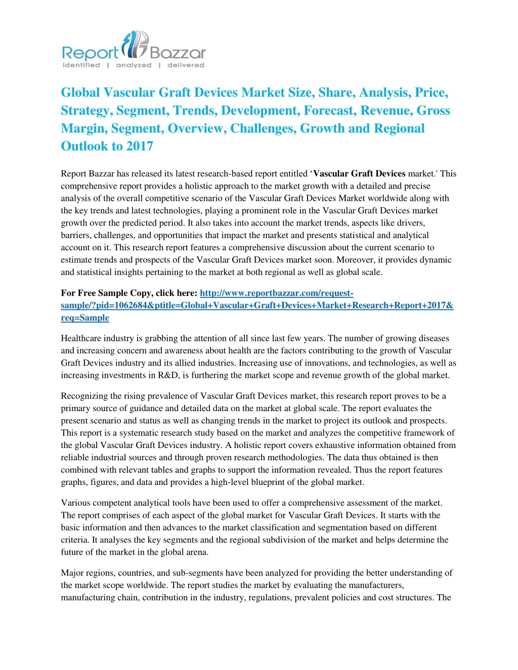 global vascular graft devices market size share