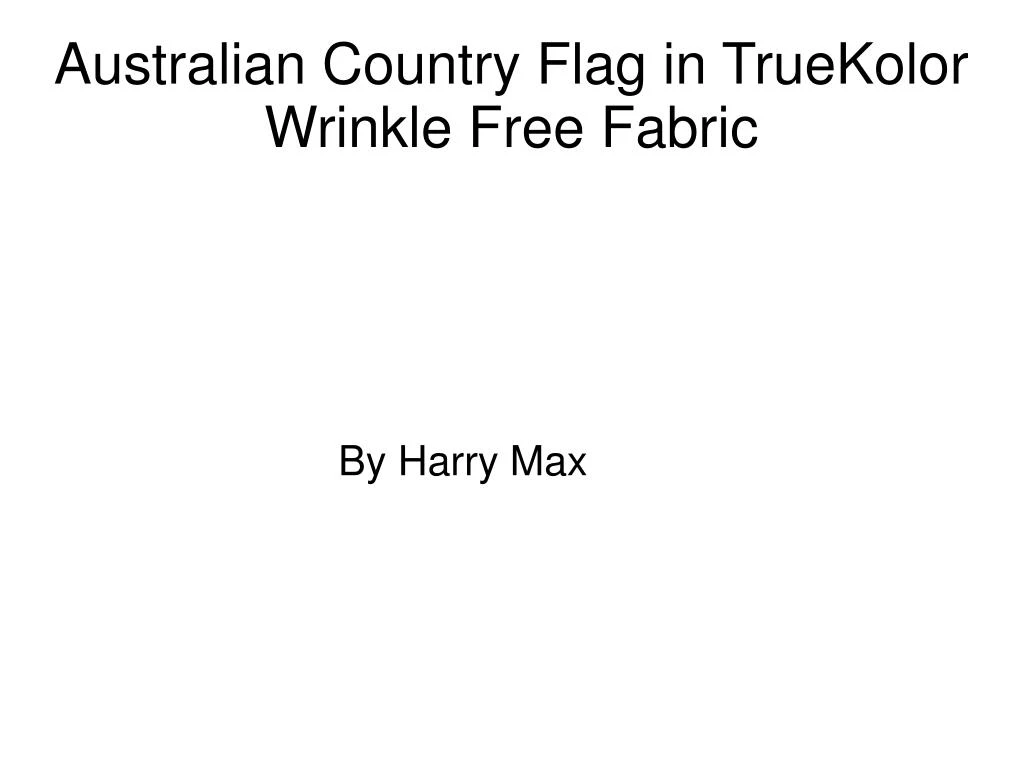 australian country flag in truekolor wrinkle free