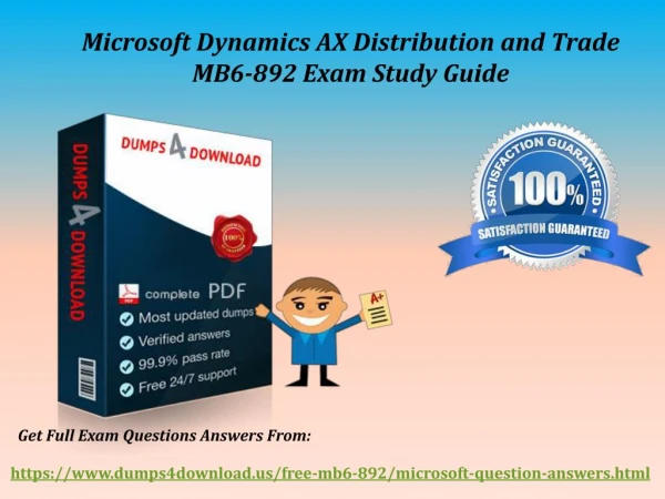 Download MB6-892 Braindumps - Microsoft MB6-892 Real Exam Questions Dumps4Download