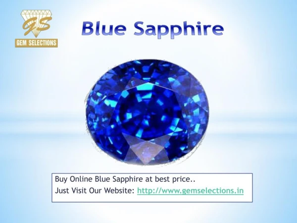 Buy Blue Sapphire at Best Price